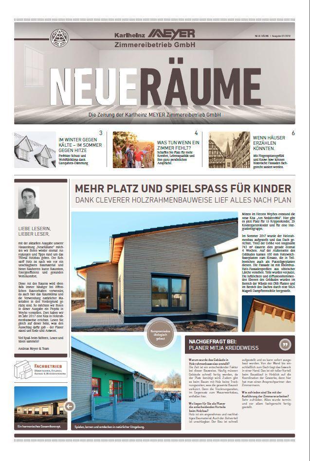 NeueRäume 2018 - Ausgabe 1