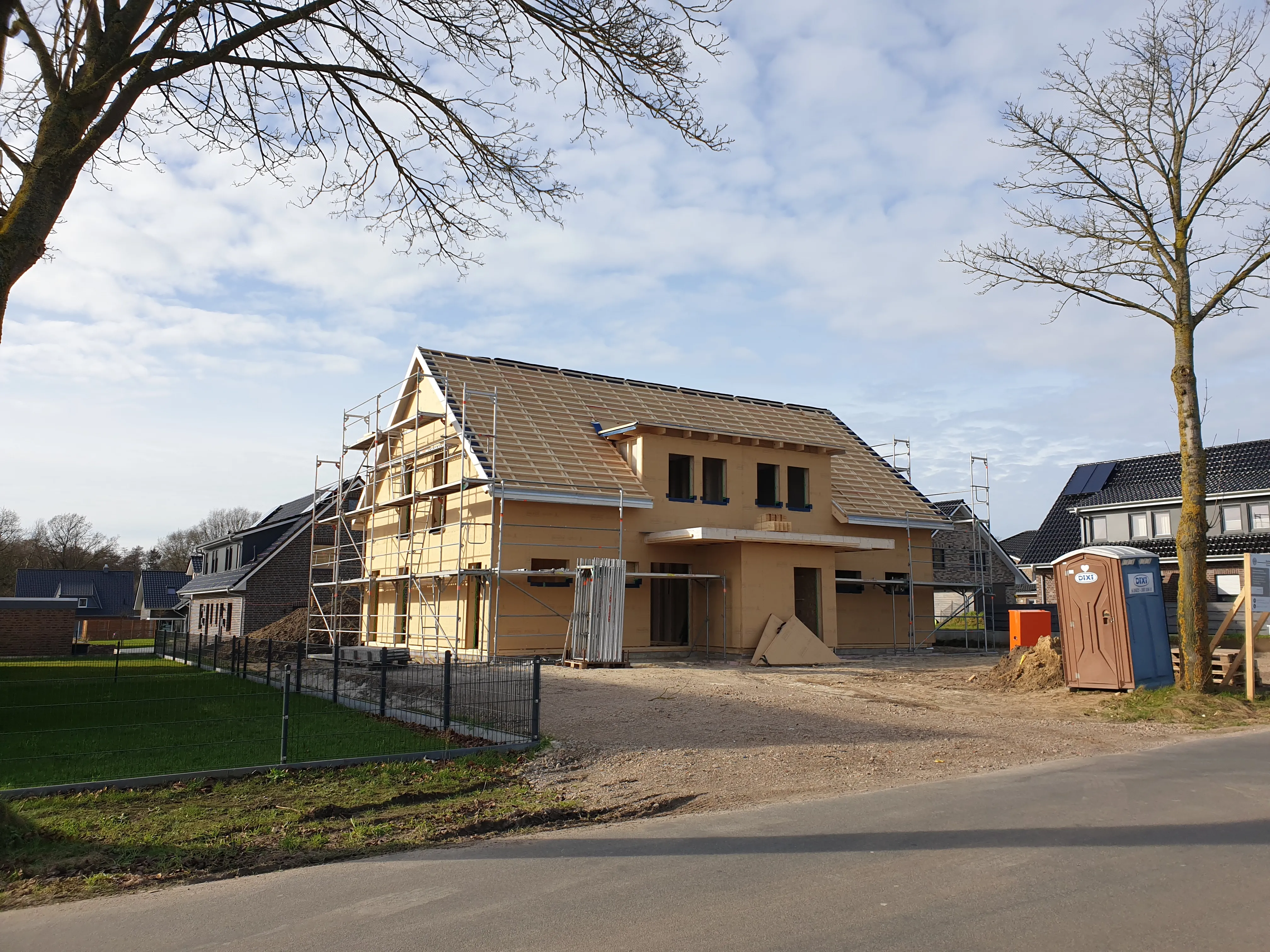 Holzrahmenbau Doppelhaus - Bild 4